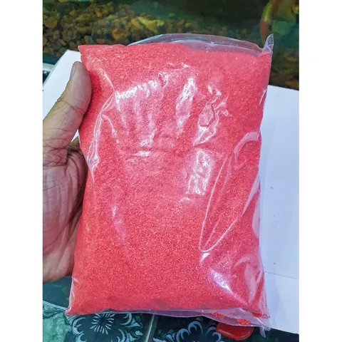 Cát Thạch Anh Đỏ - Trắng 1KG - Cát Trang Trí Bể Cá Cảnh và Thủy Sinh, An Toàn và Tái Sử Dụng, Hỗ Trợ Lọc Nước sạch
