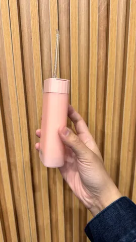 Máy Tăm Nước D3IN MS18 - Gập Gọn, Chống Nước IPX7, Kèm 2 Đầu Phun, Pin 1100mAh, Sạc Type C - Hàng Xịn Chăm Sóc Răng Miệng