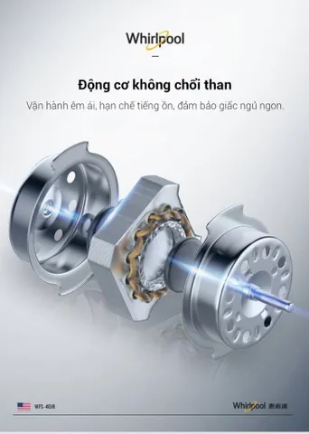 Quạt Cây Whirlpool WFS-40JR - Quạt Đứng Siêu Mạnh 50W, Điều Khiển Từ Xa, Thiết Kế Hiện Đại, Giải Nhiệt Mùa Hè Cho Gia Đình