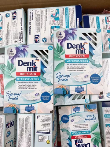Túi Thơm Denkmit 4 Gói - Khử Mùi, Chống Ẩm Mốc, Duy Trì Hương Thơm 8 Tuần - Sản Phẩm Chăm Sóc Quần Áo Xuất Xứ Đức