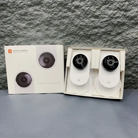 Bộ 2 Camera An Ninh Xia0 mi Yi 720p HD - Giải Pháp An Toàn Tại Nhà, Quan Sát Ban Đêm, Hỗ Trợ Ứng Dụng iOS/Android