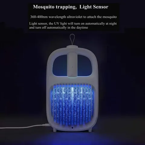 Vợt muỗi Yeelight YLGJ04YI kiêm đèn UV chống muỗi - Thiết kế 2 trong 1, tiết kiệm năng lượng, di động, tiện lợi cho mọi không gian