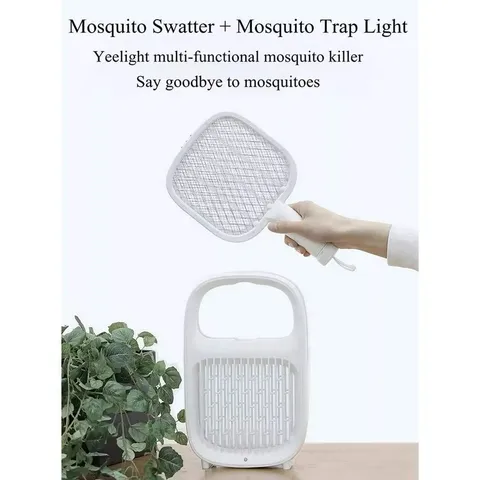 Vợt muỗi Yeelight YLGJ04YI kiêm đèn UV chống muỗi - Thiết kế 2 trong 1, tiết kiệm năng lượng, di động, tiện lợi cho mọi không gian