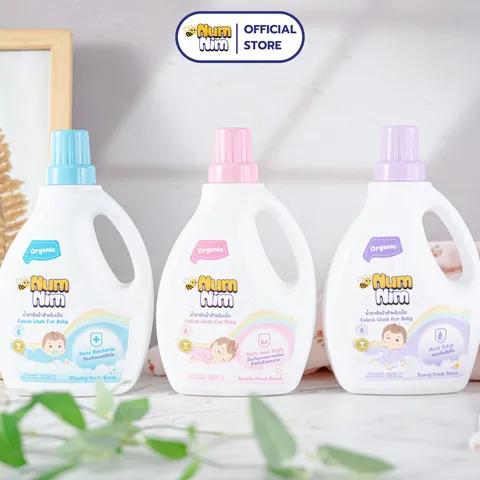 Nước giặt cho bé NumNim Thái Lan thành phần hữu cơ, dịu nhẹ - 1L - Hàng Chính Hãng