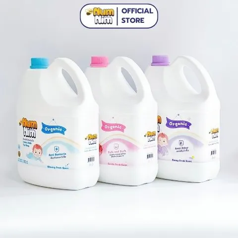 Nước giặt cho bé NumNim Thái Lan thành phần hữu cơ, dịu nhẹ - 3.1L - Hàng Chính Hãng