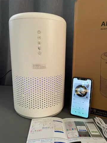 Máy lọc không khí AI300 Water System - Lọc sạch không khí, tạo ion âm, Loa Bluetooth, đèn UV khử khuẩn, công nghệ HEPA, điều khiển AI, thiết kế hiện đại