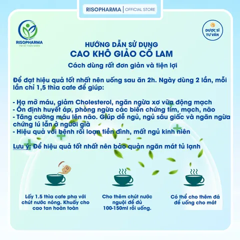 COMBO Dịch Chiết Keo Ong & Cao Khô Giảo Cổ Lam - Giảm Ho, Đau Họng, Tăng Đề Kháng, Ổn Định Huyết Áp, Giảm Mỡ Máu
