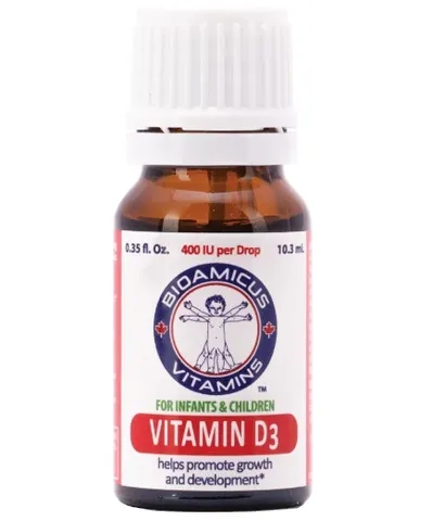 BioAmicus Vitamin D3 - Bổ sung Vitamin D3 10.3ml cho trẻ, Hỗ trợ phát triển xương và hấp thu canxi, Dễ sử dụng hàng ngày