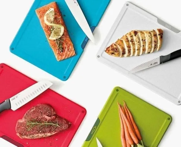 Bộ dao thớt Joseph Joseph 60227 Folio Plus - Thớt Đa Năng, Lưỡi Dao Thép Nhật, Tiện Lợi và An Toàn Cho Nhà Bếp