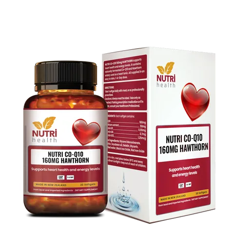 Viên Uống Bổ Tim Nutri CO-Q10 160MG 30 Viên - Hỗ Trợ Sức Khỏe Tim Mạch từ New Zealand, Bổ sung Coenzyme Q10 Tốt Nhấtt