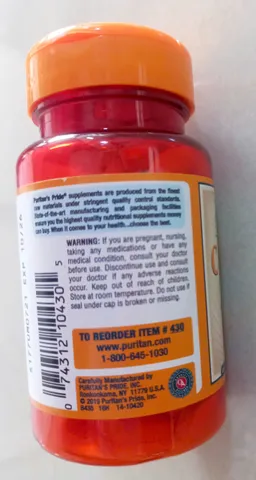 Viên Vitamin C 500mg Puritan's Pride Mỹ - Tăng cường hệ miễn dịch, hỗ trợ làm đẹp da, 100 viên thực phẩm chức năng cho người lớn