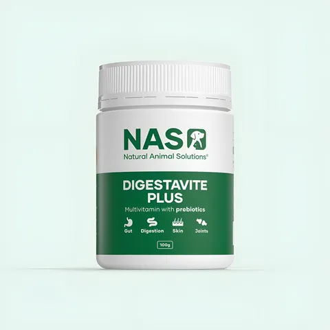 Vitamin Tổng Hợp Hỗ Trợ Tiêu Hóa Cho Thú Cưng Natural Animal Solutions DigestaVite Plus 100g - Bổ Sung Prebiotic và Kháng Oxy Hóa