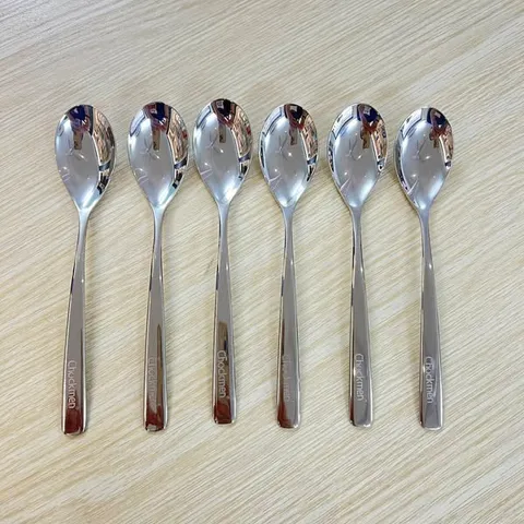 SET 6 THÌA CAFE & SỮA CHUA CHOCKMEN - INOX 18/10 CAO CẤP