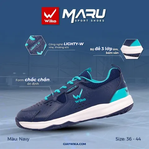 Giày Cầu Lông Wika Maru | Giày Cầu Lông Học Sinh Giá Tốt