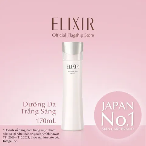 Nước Hoa Hồng Dưỡng Trắng Da Shiseido Elixir Whitening Clear Lotion I/II 170ml