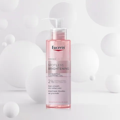 Gel Rửa Mặt Eucerin Hỗ Trợ Sáng Da Mịn Màng 200ml Spotless Brightening Exfoliating Cleansing Gel
