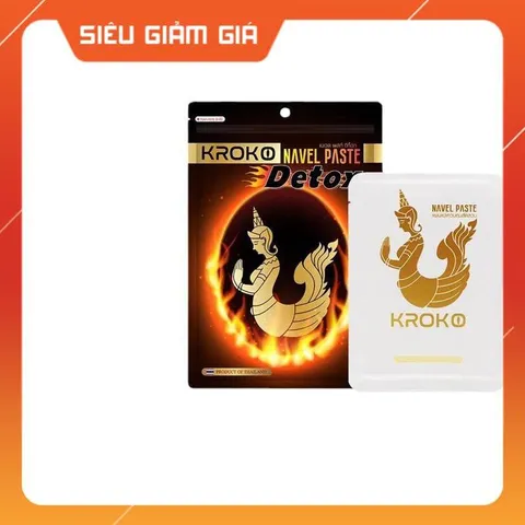Miếng Dán Tan Mỡ Bụng Kroko Navel Paste - Sản Phẩm Giảm Mỡ Bụng, Đùi, Tay Thái Lan - Hiệu Quả Nhanh Chóng 5 Miếng