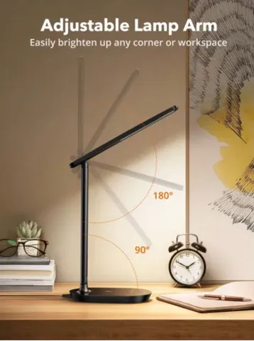 Đèn Học Chống Cận Taotronics TT-DL064 Pro - 5 Mức Sáng, 4 Chế Độ Màu, Tăng Giảm Ánh Sáng Đặc Biệt, Bảo Vệ Mắt - Đen