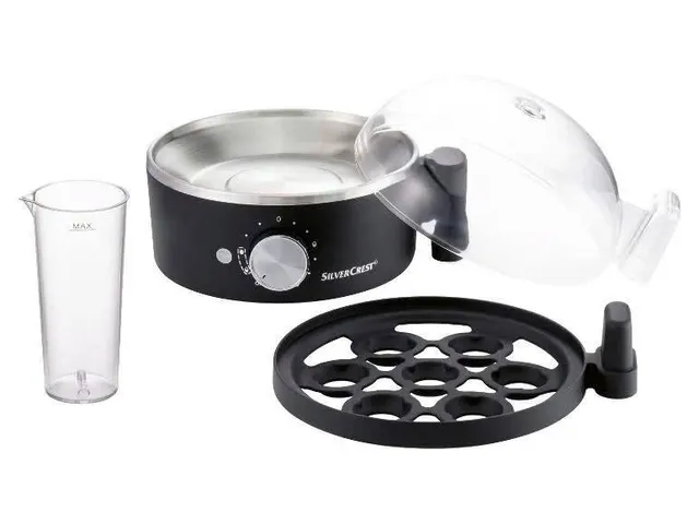 Máy Luộc Trứng Silvercrest 450W - Nấu Trứng Nhanh, Giữ Nóng Lâu, Điều Chỉnh Độ Chín, Tối Đa 7 Quả, Thiết Kế Hiện Đại