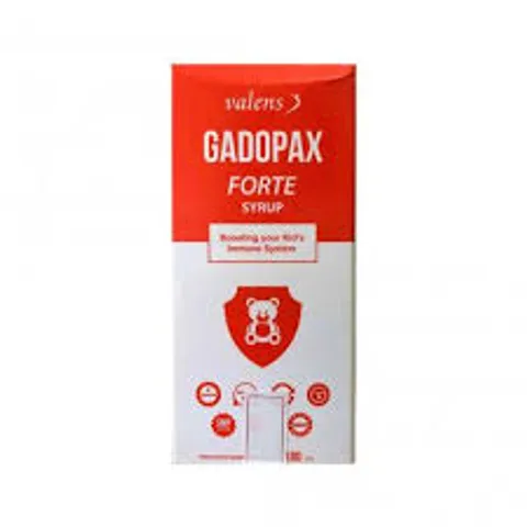 Siro Gadopax Forte 100ml - Hỗ trợ tăng cường sức đề kháng cho trẻ, Giảm ốm vặt hiệu quả, Chứa beta-glucans, Vitamin C, D, Kẽm