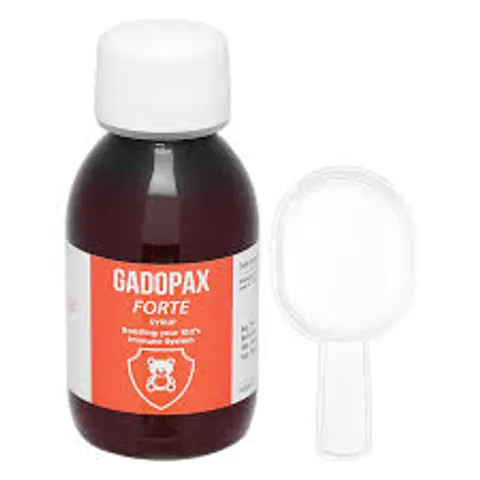 Siro Gadopax Forte 100ml - Tăng cường đề kháng cho trẻ, giảm ốm vặt, hỗ trợ miễn dịch với beta-glucans, vitamin C, D và kẽm.