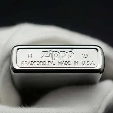 Bật Lửa Zippo 200 Brushed Chrome - Bật Lửa Chống Gió Cao Cấp, Thiết Kế Tối Giản, Full Box Quà Tặng, Hỗ Trợ Khắc Tên