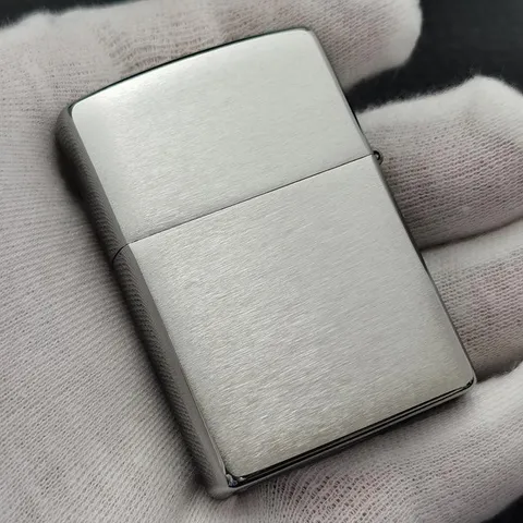 Bật Lửa Zippo 200PL Mạ Chrome Xước Vân Ngang Chuyên Dụng Hút Tẩu - Thiết Kế Độc Đáo, Bảo Hành Trọn Đời, Nhập Khẩu Chính Hãng Mỹ