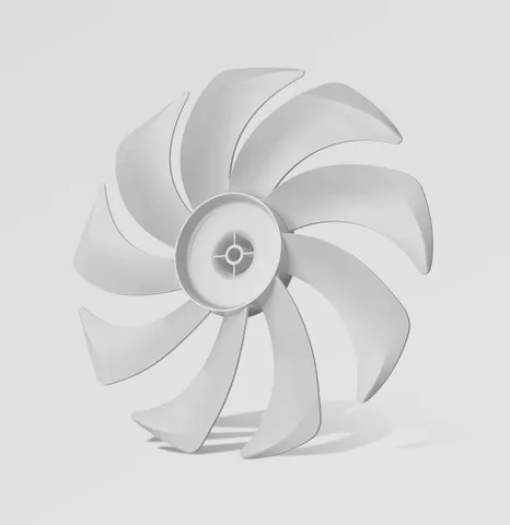 Quạt Cây Xiaomi 9 Cánh Siêu Mạnh - Quạt Đứng Tiết Kiệm Không Gian, Độ Ồn Thấp, Thiết Kế Hiện Đại Cho Mọi Không Gian Sống