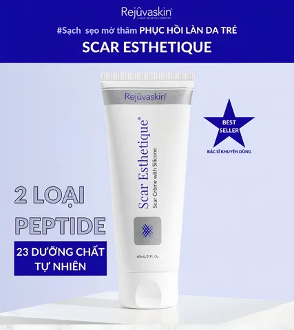 Kem Mờ Sẹo Thâm Rỗ Lõm Rejuvaskin Scar Esthetique 10ml/30ml/60ml - Xóa Sẹo, Làm Đều Màu Da, Dễ Thẩm Thấu, Phù Hợp Mọi Loại Da