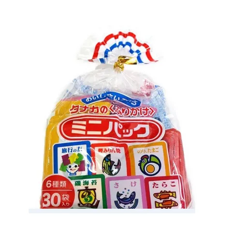 Gia Vị Rắc Cơm Furikake Nhật Bản - 30 Gói (6 Hương Vị) Cho Trẻ Em, Dinh Dưỡng Ngon Miệng, Thích Hợp Ăn Kèm Cơm, Cháo