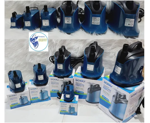 Máy Bơm Hút Đáy SOBO WP 600D - Bơm Chìm Hồ Cá Cảnh, Lưu Lượng Cao và An Toàn, Dùng Cho Hồ Koi và Hòn Non Bộ