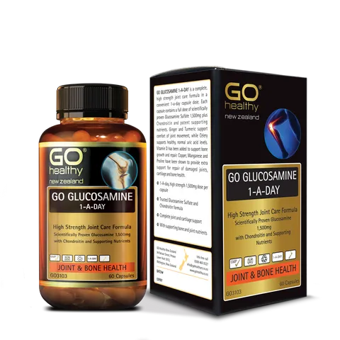Viên Uống Bổ Khớp Go Glucosamine 1500mg 60 Viên - Hỗ Trợ Khớp Chắc Khỏe, Giảm Thoái Hóa, Tăng Dịch Khớp
