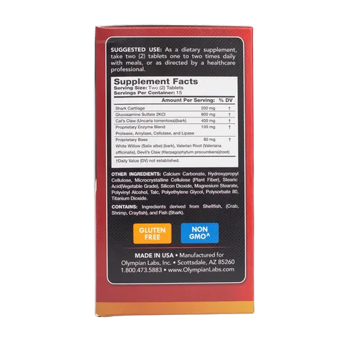 Viên uống Flex-5 Olympian Labs - Hỗ trợ giảm viêm và tái tạo sụn khớp cho người trưởng thành trên 40 tuổi
