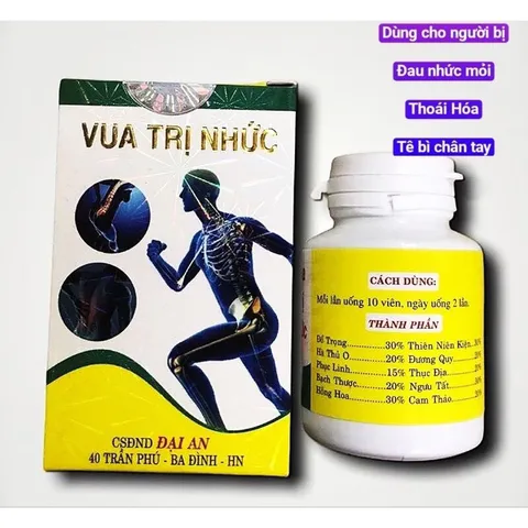 VIÊN UỐNG NHỨC HỖ TRỢ XƯƠNG KHỚP VÀ  CHÍNH HÃNG