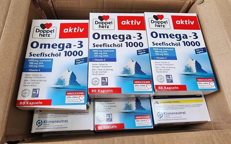 Viên uống dầu cá Doppelherz aktiv seefischol 1000mg + vitamin E