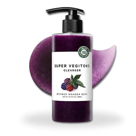 Sữa rửa mặt Super Vegitoks Wonder Bath 300ml Màu Tím