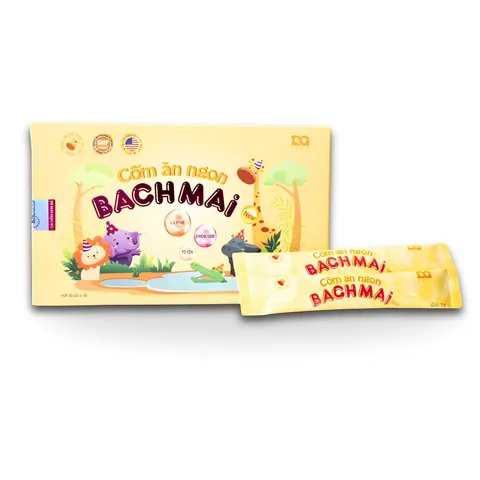 Cốm Ăn Ngon Bạch Mai 30 Gói - Hỗ Trợ Tăng Cân, Tăng Đề Kháng Cho Bé
