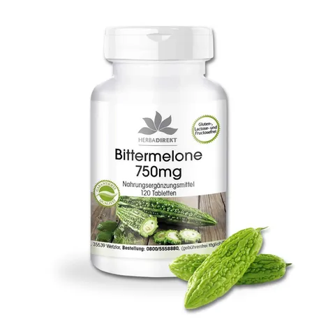 Viên Uống Giảm Cân Mướp Đắng Warnke Bittermelone 750mg, 120 viên