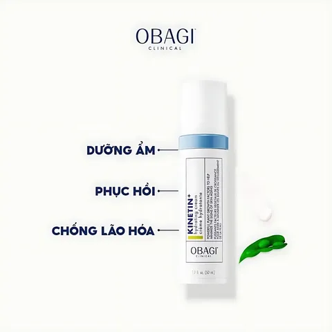 Kem Dưỡng Phục Hồi Làm Dịu Da Obagi Clinical Kinetin+ 50ml - Cấp ẩm, Giảm Nếp Nhăn, Tái Tạo Da, Chống Lão Hóa