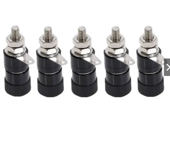 Bộ 5 Trạm Loa Ổ Cắm Chuối Màu Đỏ & Đen 4mm - Thiết Bị Âm Thanh Chuyên Dụng, Kết Nối Ổn Định, Đem Lại Âm Thanh Sống Động