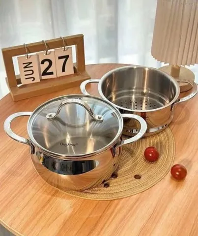 Nồi Xửng Hấp 2 Tầng Chockmen - Inox Cao Cấp, Tiết Kiệm Năng Lượng, Chế Độ Nấu Ăn Lành Mạnh cho Gia Đình