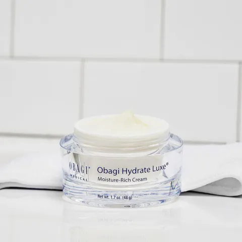 Kem Dưỡng Ẩm Obagi Hydrate Luxe 48g - Kem Dưỡng Ẩm Chống Lão Hóa, Giàu Ẩm, Phù Hợp Da Khô, Công Nghệ Hydromanil