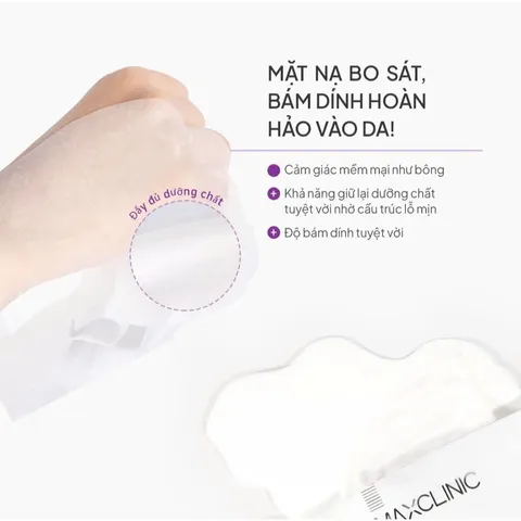 Mặt Nạ Dưỡng Da Maxclinic Time Return Mela Tonin - Hộp 4 Miếng Giúp Sáng Da, Cung Cấp Độ Ẩm và Trẻ Hóa Da