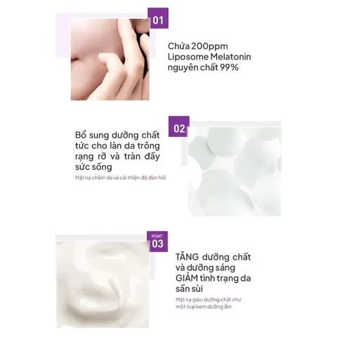 Mặt Nạ Dưỡng Da Maxclinic Time Return Mela Tonin - Hộp 4 Miếng Giúp Sáng Da, Cung Cấp Độ Ẩm và Trẻ Hóa Da
