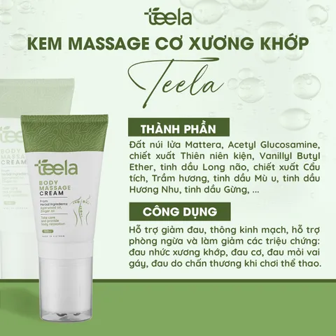 Kem massage xương khớp