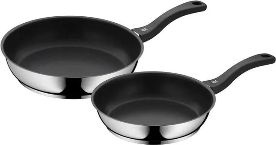 Chảo chống dính WMF Devil Frypan 20cm và 28cm - Sáng bóng, an toàn, chịu nhiệt 250°C, bền bỉ, tiện lợi cho mọi loại bếp
