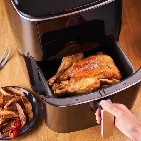 Nồi Chiên Không Dầu Tefal FW2018 - Nấu Ăn Chín Kỹ, Hấp, Nướng, Công Nghệ Đối Lưu, Dung Tích 6.5L, Không Cần Dầu Mỡ