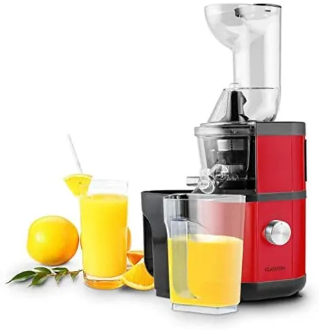 Máy Ép Chậm Klarstein Fruitberry 400W - Máy Ép Trái Cây Bằng Thép Không Gỉ, Ép Nước Từ Trái Cây Tươi Sạch, Dễ Dàng Sử Dụng