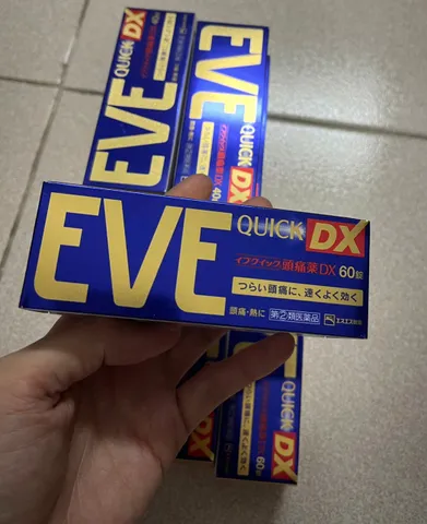 Viên Uống Giảm Đau Hạ Sốt Eve Quick DX 60 Viên - Hỗ Trợ Đau Đầu, Đau Cơ, An Toàn Cho Người Lớn Từ 15 Tuổi