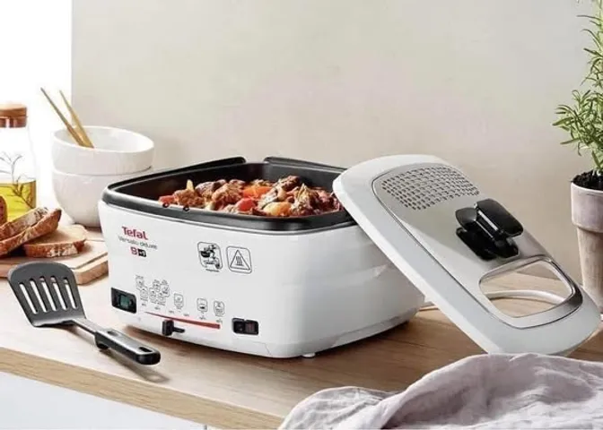 Nồi Lẩu và Chiên Ngập Dầu Đa Năng Tefal FR4950 - 9 Chế Độ Nấu, Công Suất 1600W, Dung Tích 2.0L, Nồi Chống Dính Siêu Bền